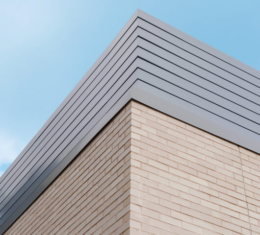 slatted architectural louver