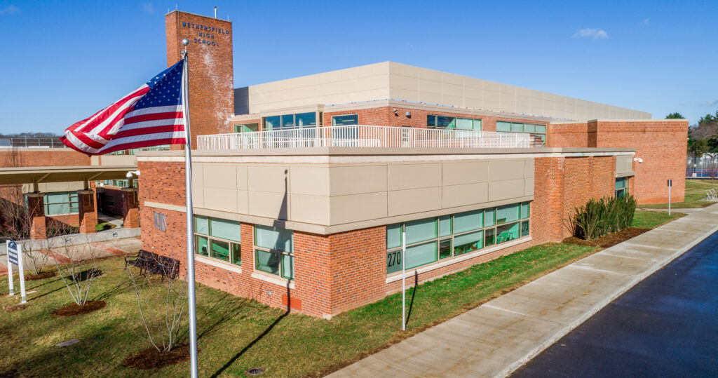 soundguard acoustical panels on elementary school
