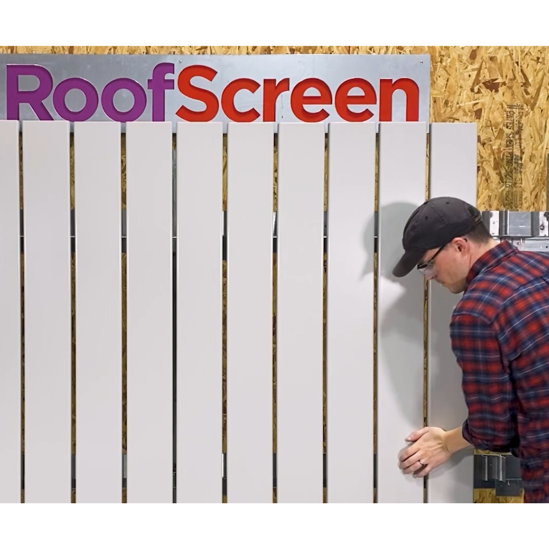 VisionGuard® Louver Installation Guide (Vertical Installation) RoofScreen